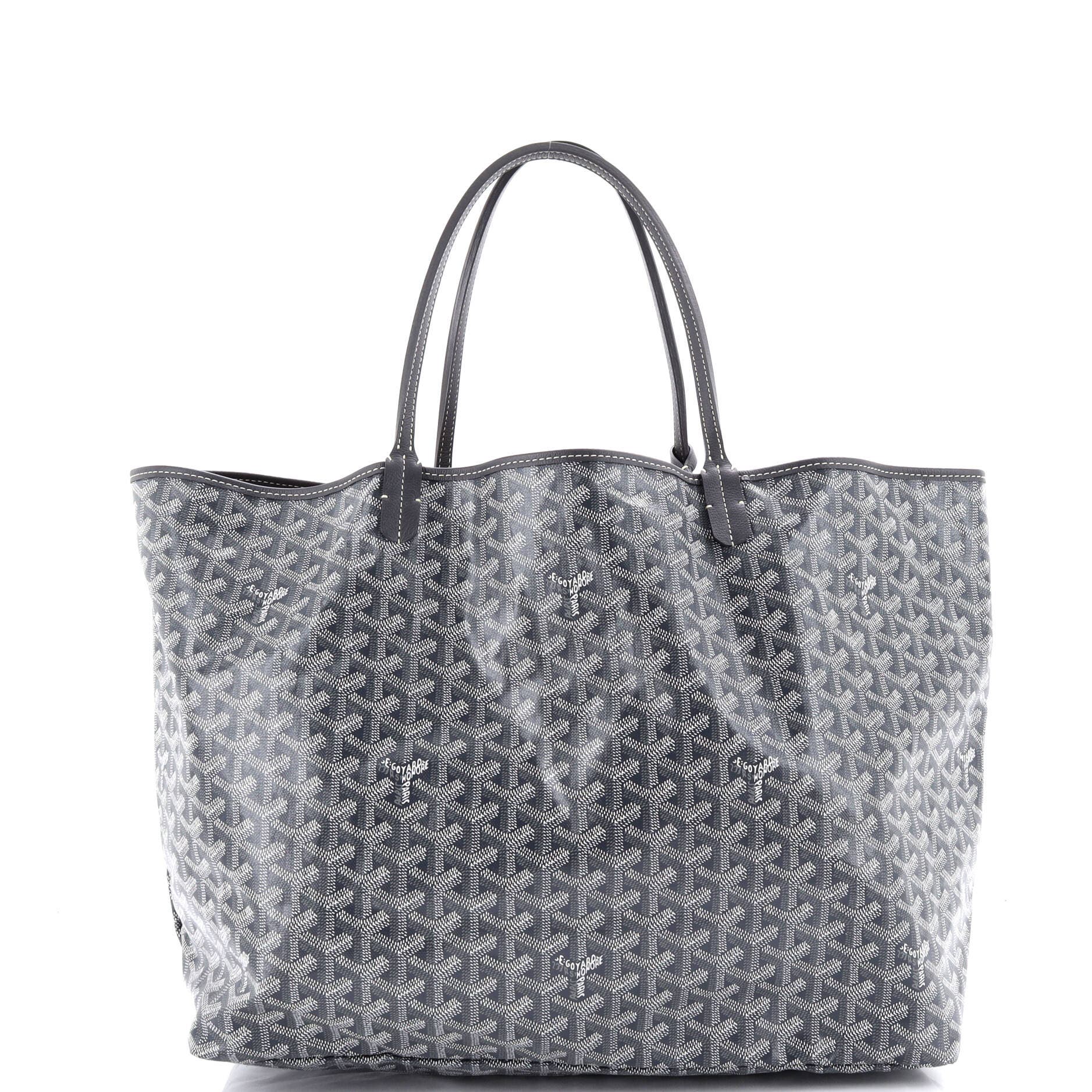 Pre-Owned Goyard Saint Louis Tote Coated Canvas GM, Main, color, 
