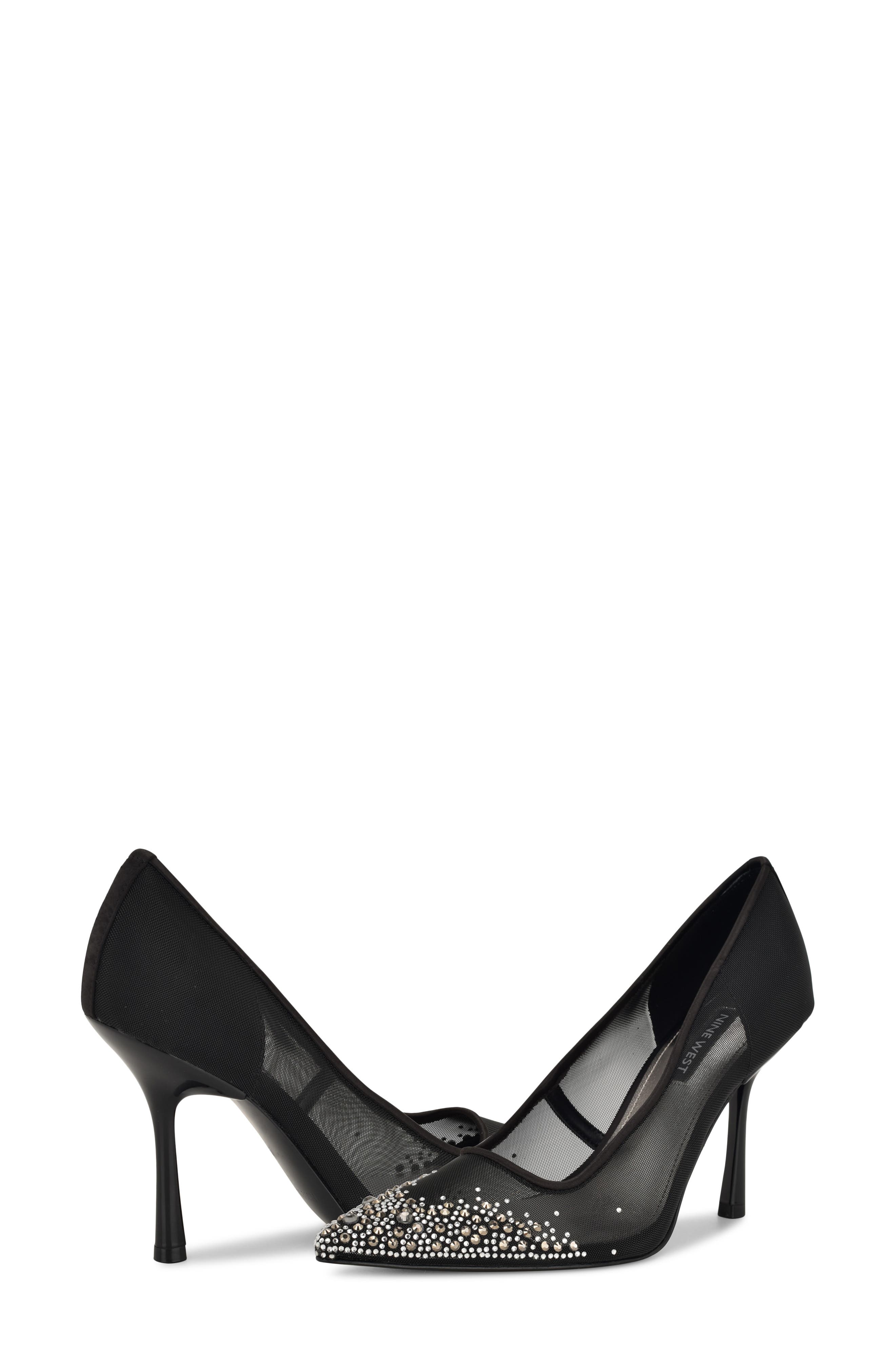 Nine West Jamiey Pointed Toe Pump, Alternate, color, Black