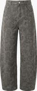 Modenaire Textured Wide Leg Pants