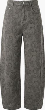 Modenaire Textured Wide Leg Pants