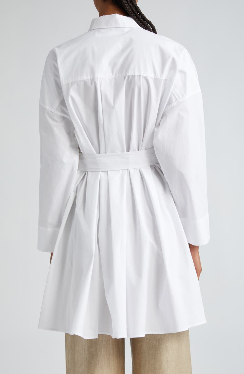 Max Mara Tea Belted Cotton Tunic, Alternate, color, 