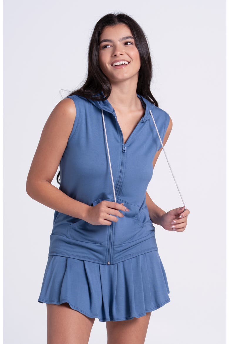 Chill Day Skirt, Alternate, color, Steel Blue