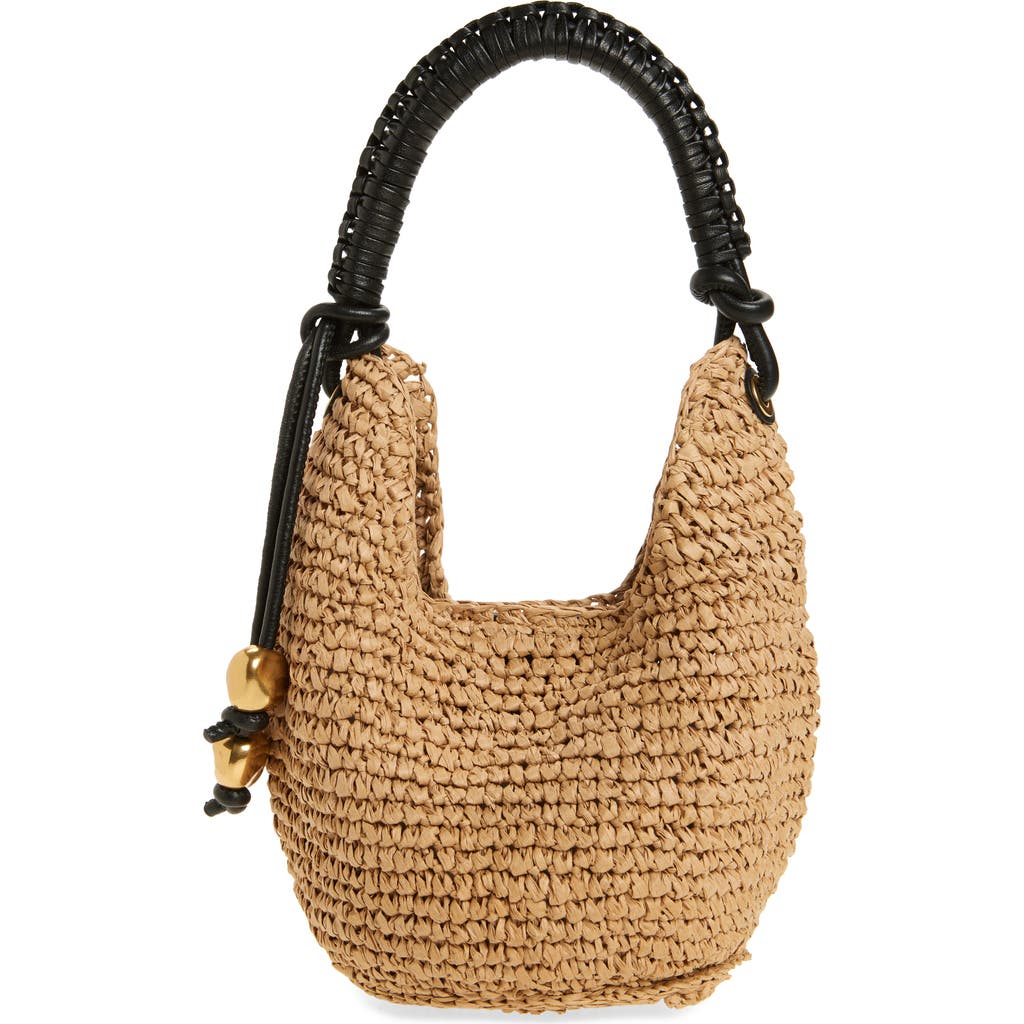 Madewell The Camren Straw Mini Bag In Dried Straw