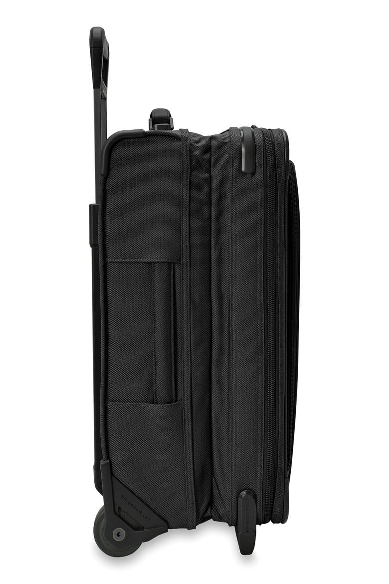Baseline Essential 22-Inch Expandable 2-Wheel Carry-On Bag, Alternate, color, BLACK