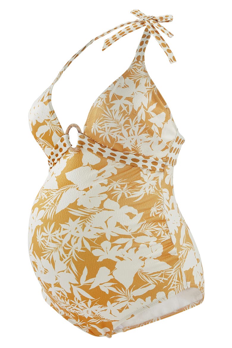 Antigua One-Piece Maternity Swimsuit, Alternate, color, MULTICOLOR