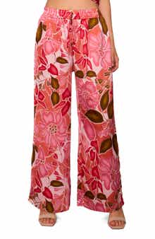 MELLODAY Satin Wide Leg Pants