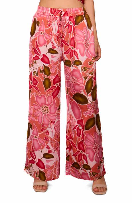 MELLODAY Satin Wide Leg Pants
