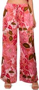 MELLODAY Satin Wide Leg Pants