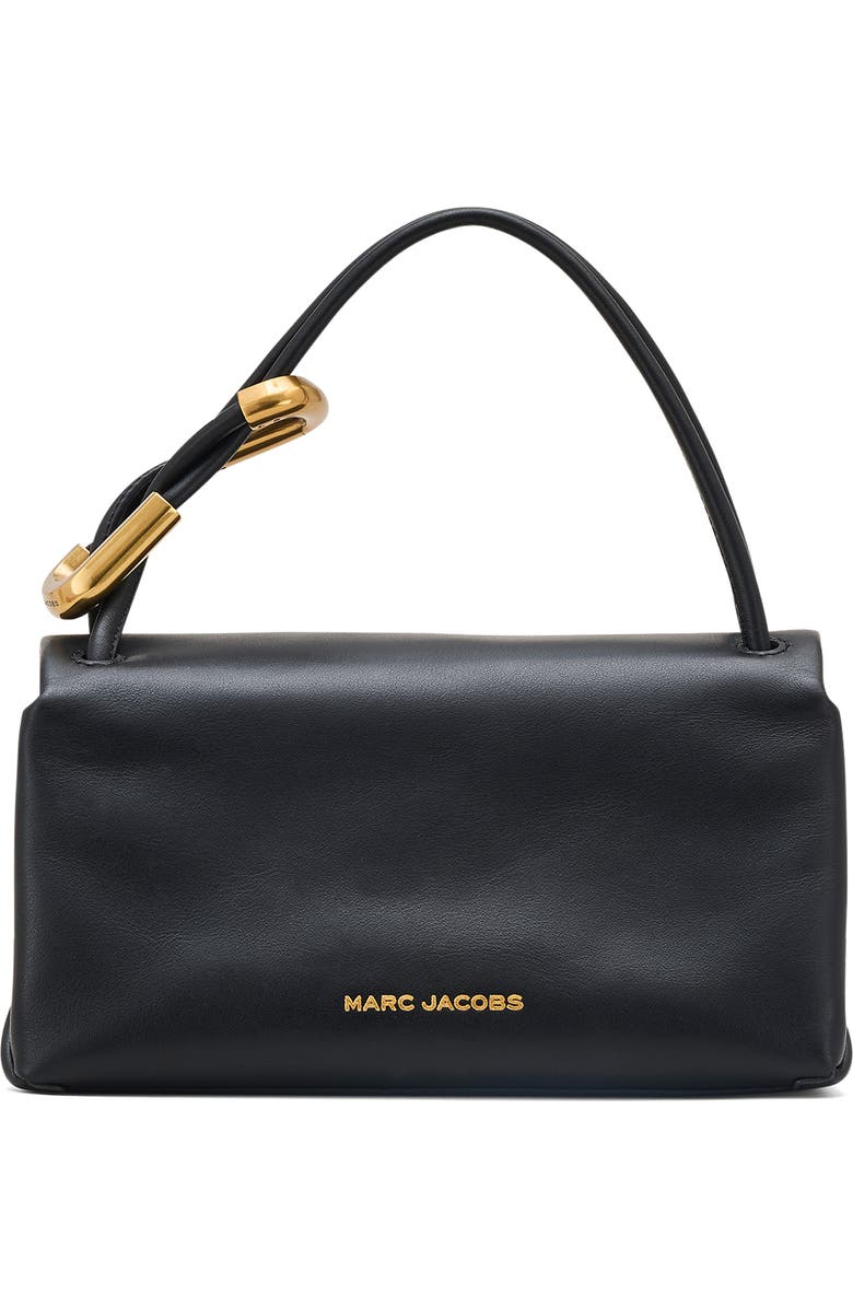 Marc Jacobs The Mini Dual Top Handle Bag, Alternate, color, Black