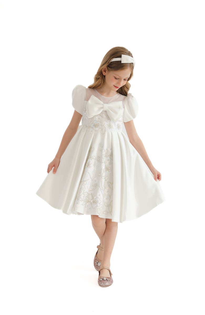 Tulleen Leona Dress, Alternate, color, Ivory