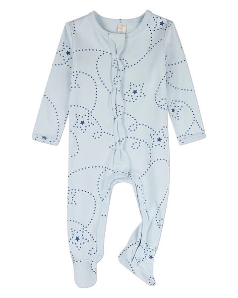 Baby Entangled Stars Front-Snap Footie
