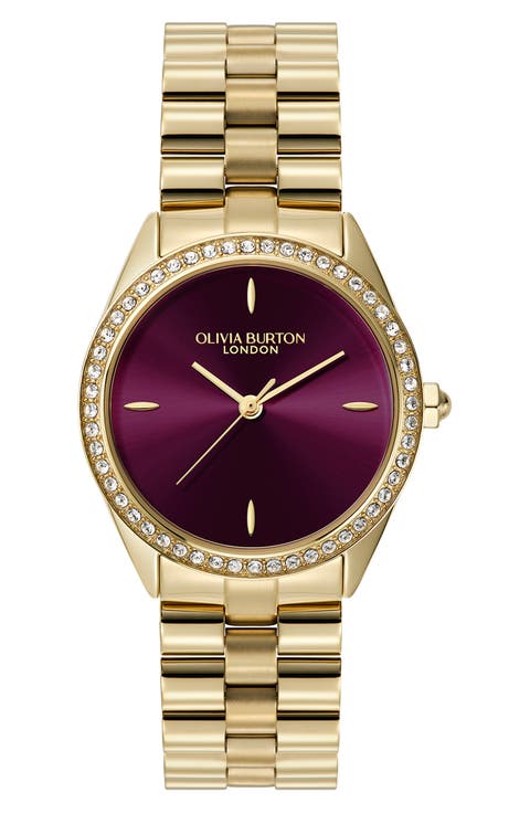 Bejewelled Bracelet Watch, 34mm