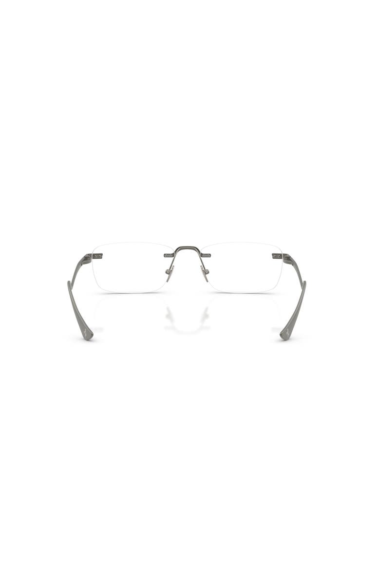 54mm Rectangle optical glasses, Alternate, color, Grey
