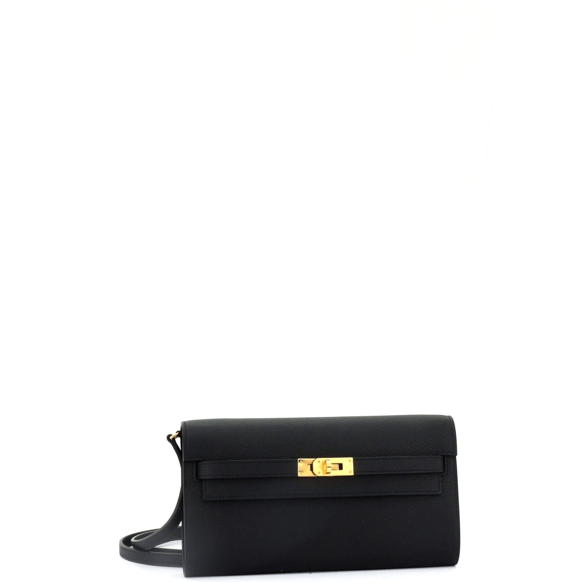 Pre-Owned Hermes Kelly To Go Wallet Epsom, Alternate, color, 