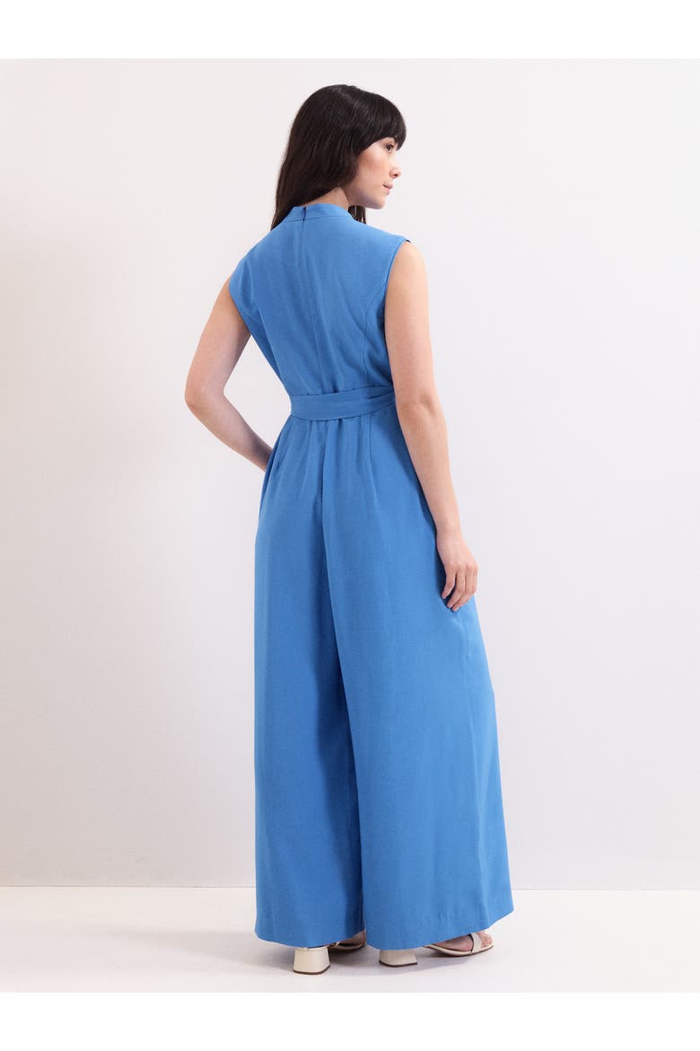 Marta V-Neck Jumpsuit, Alternate, color, Pale Blue
