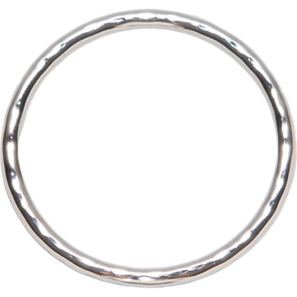 Argento Vivo Hammered Bangle