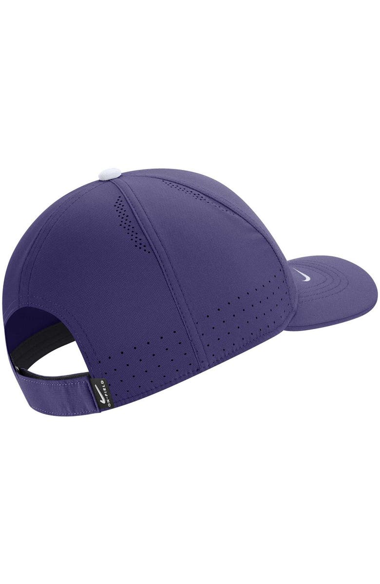 Nike Men's Nike Purple TCU Horned Frogs 2023 Sideline Legacy91 Performance Adjustable Hat, Alternate, color, Purple