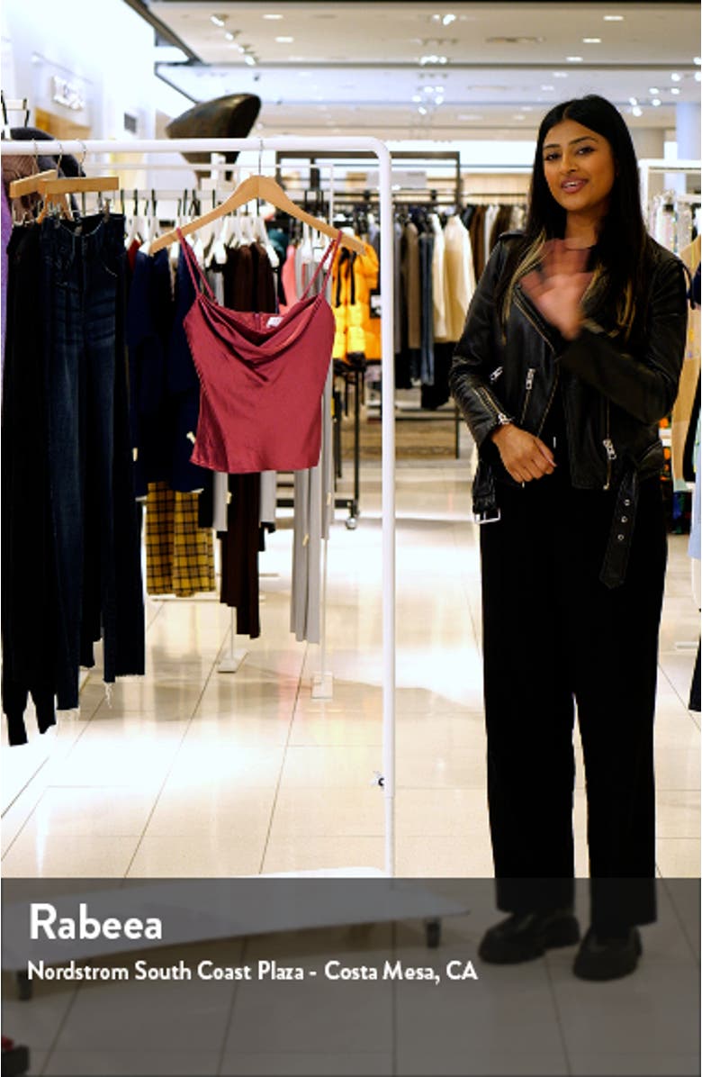 Cowl Neck Satin Camisole, sales video thumbnail