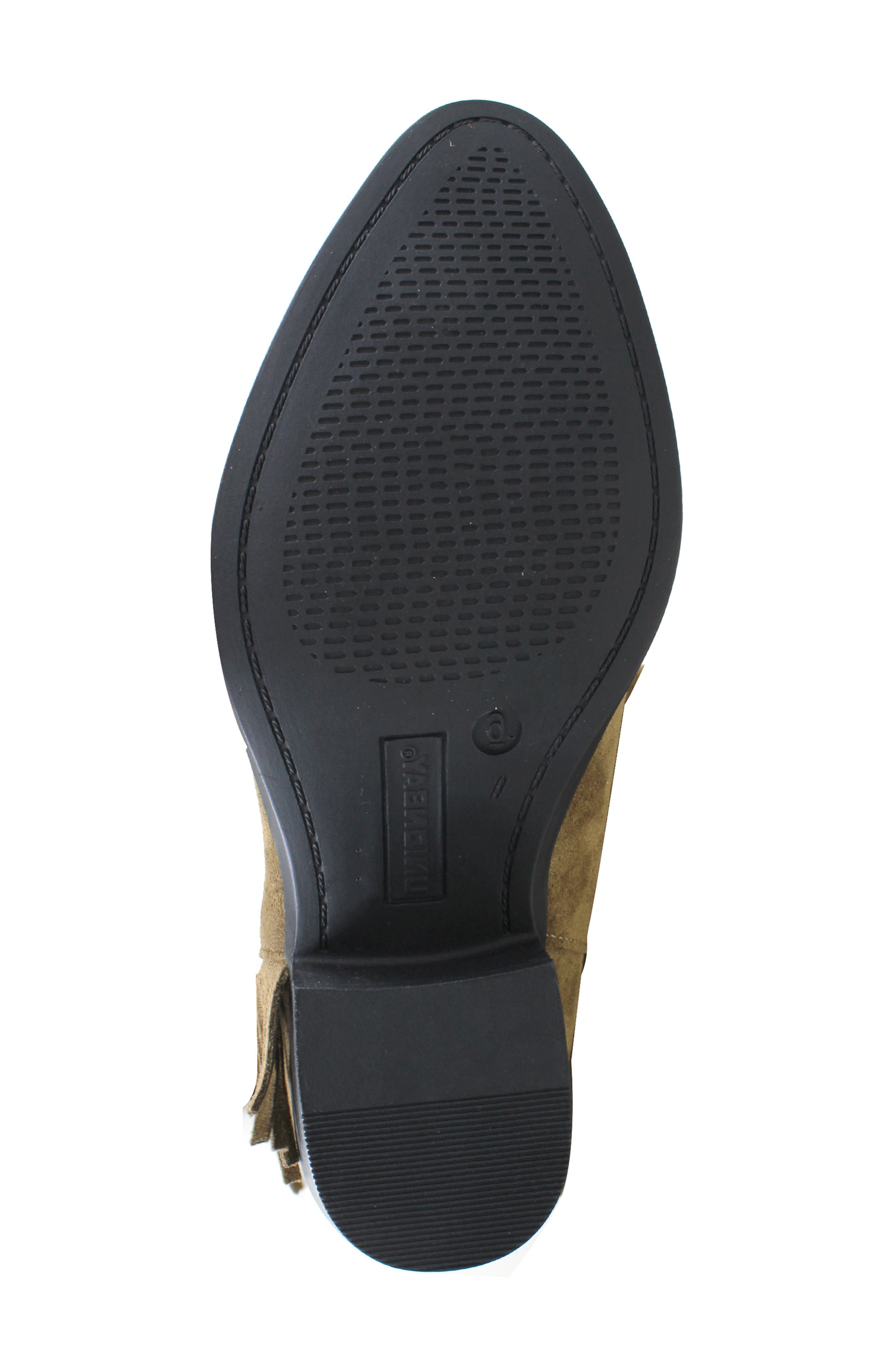 UNIONBAY Darcy Fringe Western Boot, Alternate, color, Dark Tan