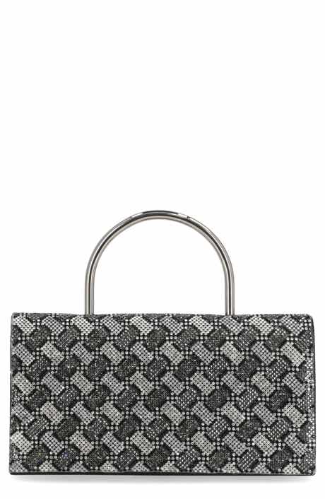 Jessica McClintock Corbin Microstone Top Handle Clutch