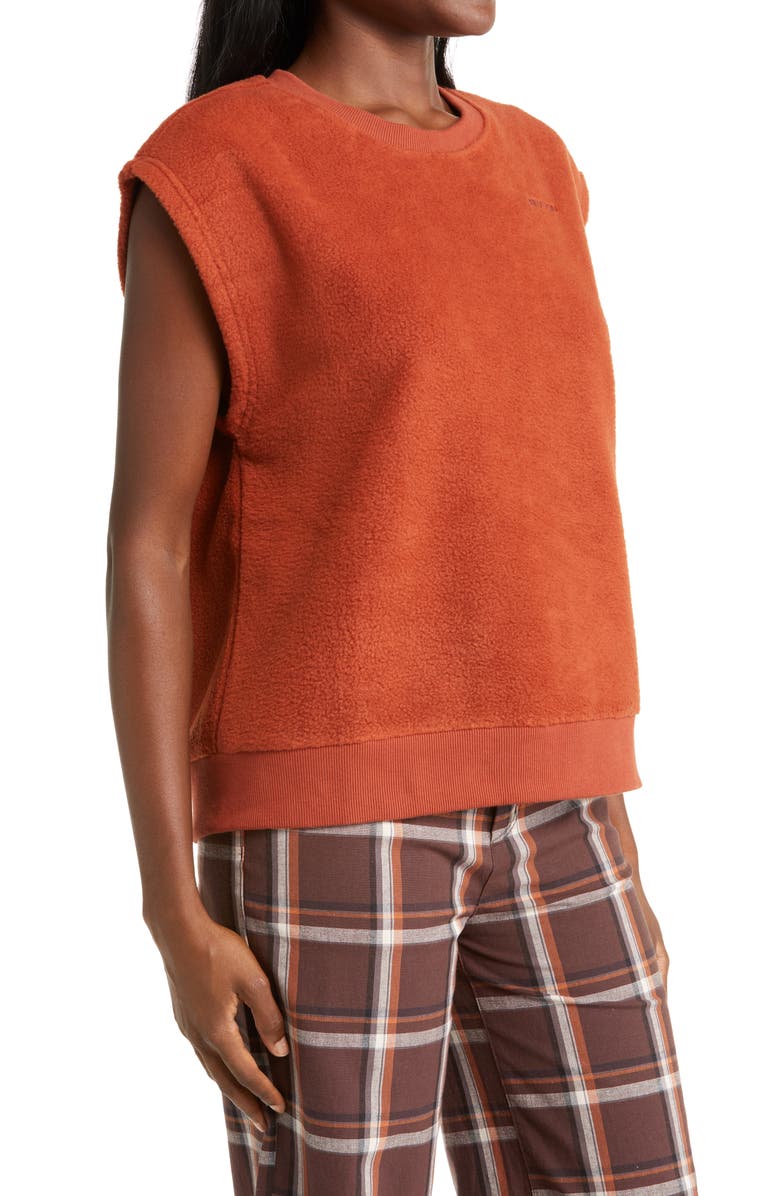 Brixton Blanket Fleece Muscle Tank, Alternate, color, 
