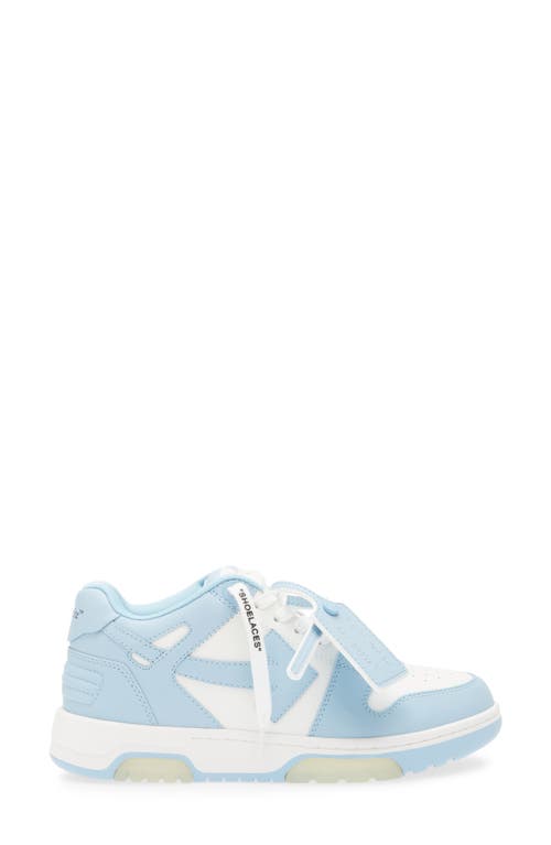 Off-white Out Of Office Arrow Bicolor Sneakers In White/light Blue