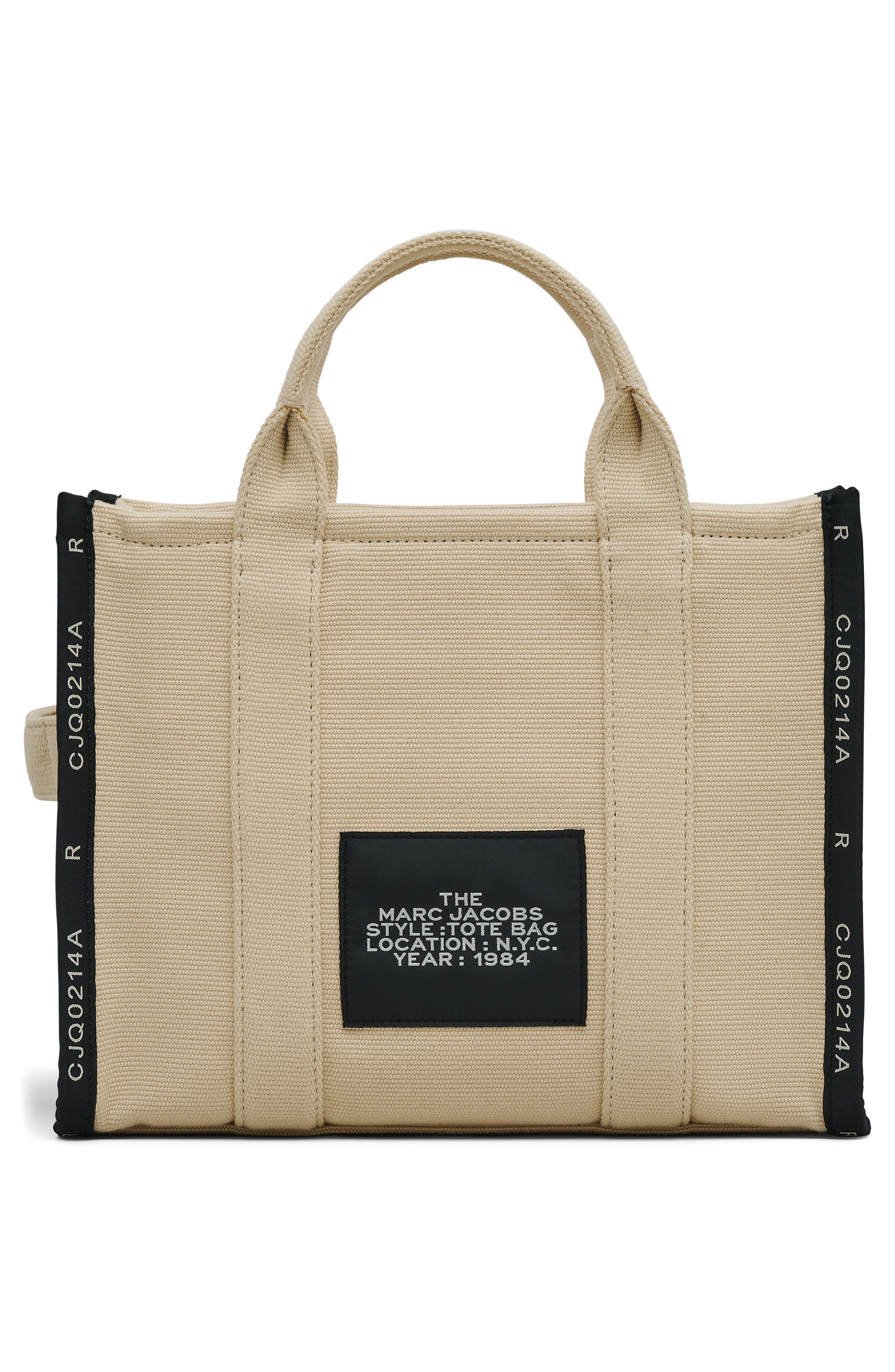 The Jacquard Medium Tote Bag, Alternate, color, WARM SAND