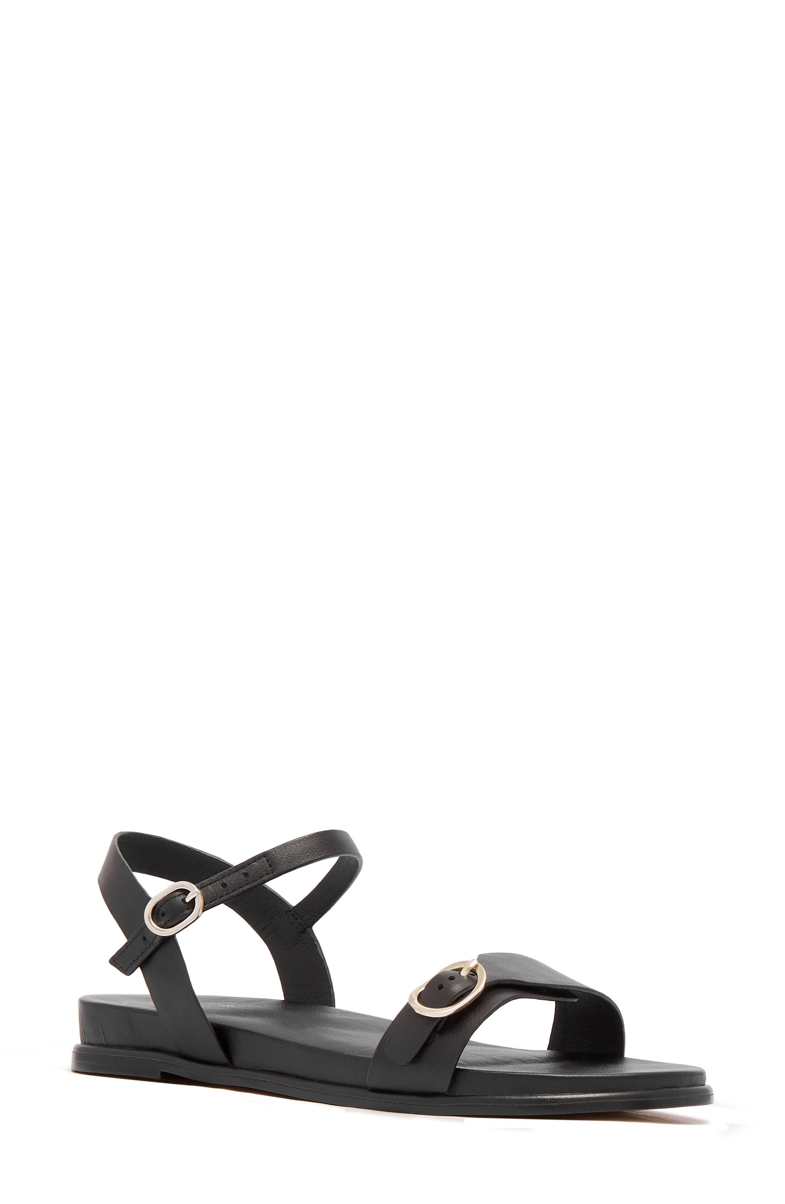 FRANKIE4 Bree Ankle Strap Sandal, Main, color, Black