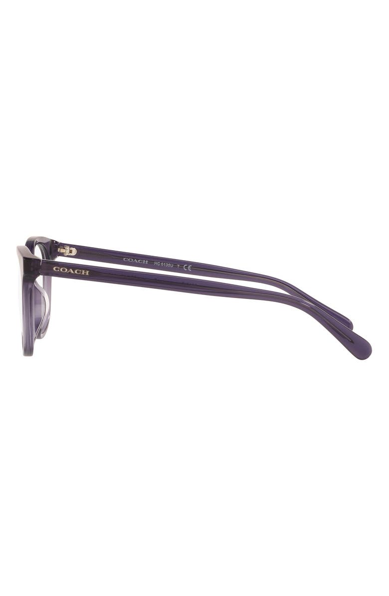 COACH 52mm Oval Optical Glasses, Alternate, color, 