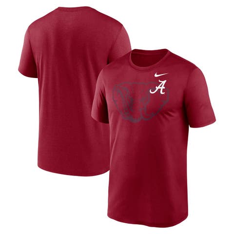 Men's Nike Crimson Alabama Crimson Tide Campus Shadow Legend Performance T-Shirt