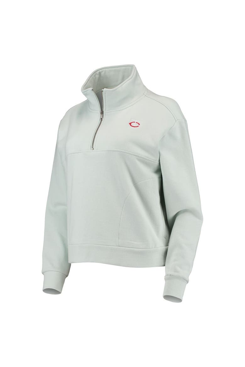 Women's The Wild Collective Light Blue Minnesota Twins Two-Hit Quarter-Zip Pullover Top, Alternate, color, Light Blue