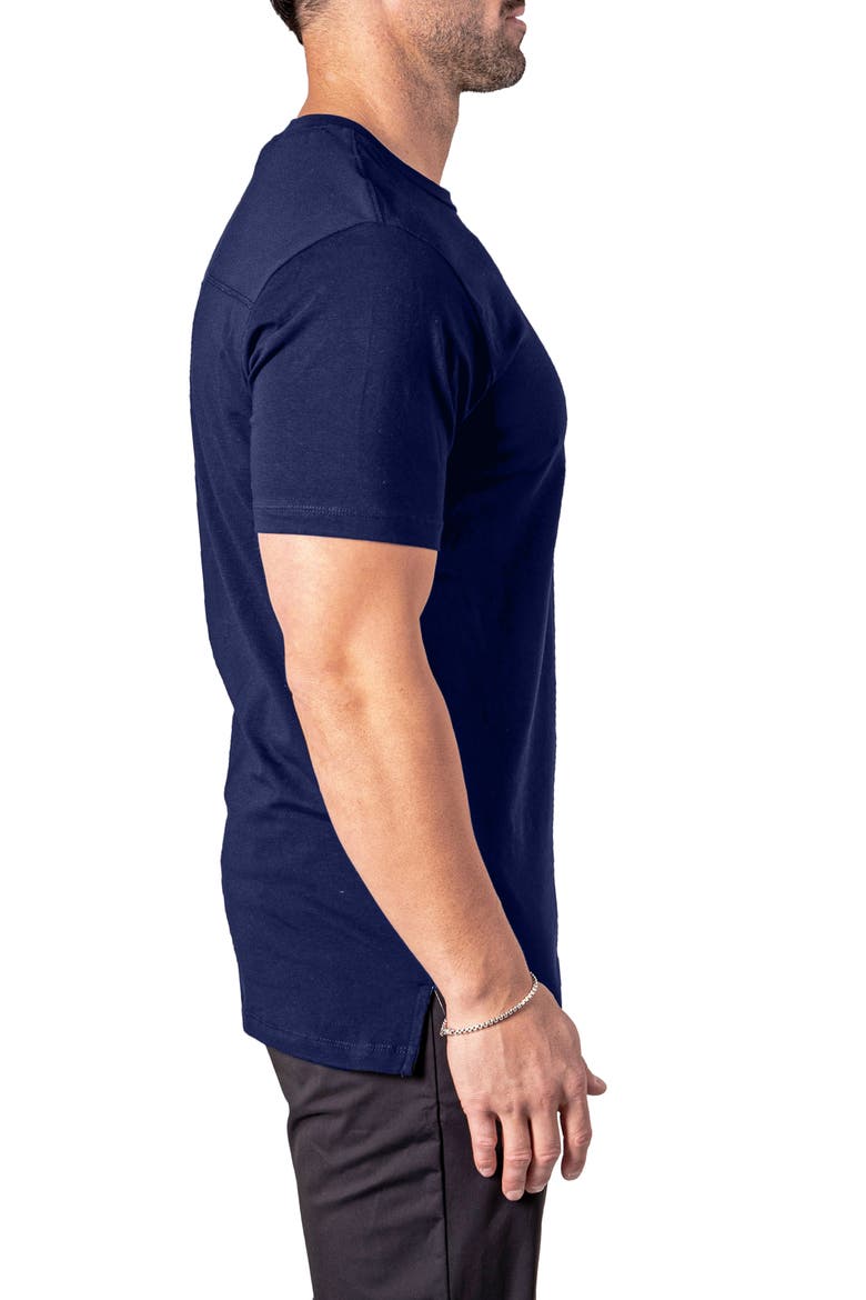 Resistance Logo Embroidered T-Shirt, Alternate, color, BLUE
