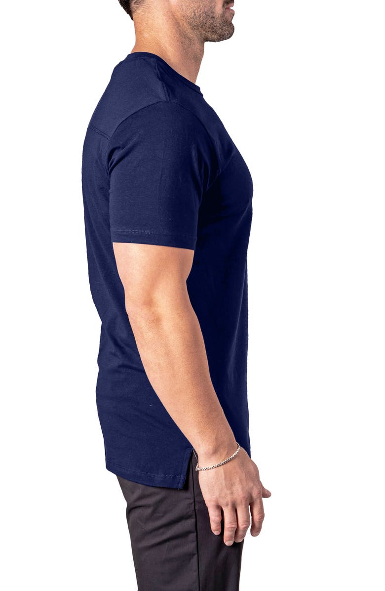 Maceoo Resistance Logo Embroidered T-Shirt, Alternate, color, Blue