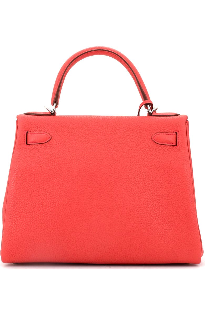 Pre-Owned Hermes Kelly Handbag Pink Togo with Palladium Hardware 28, Alternate, color, Bougainvillier