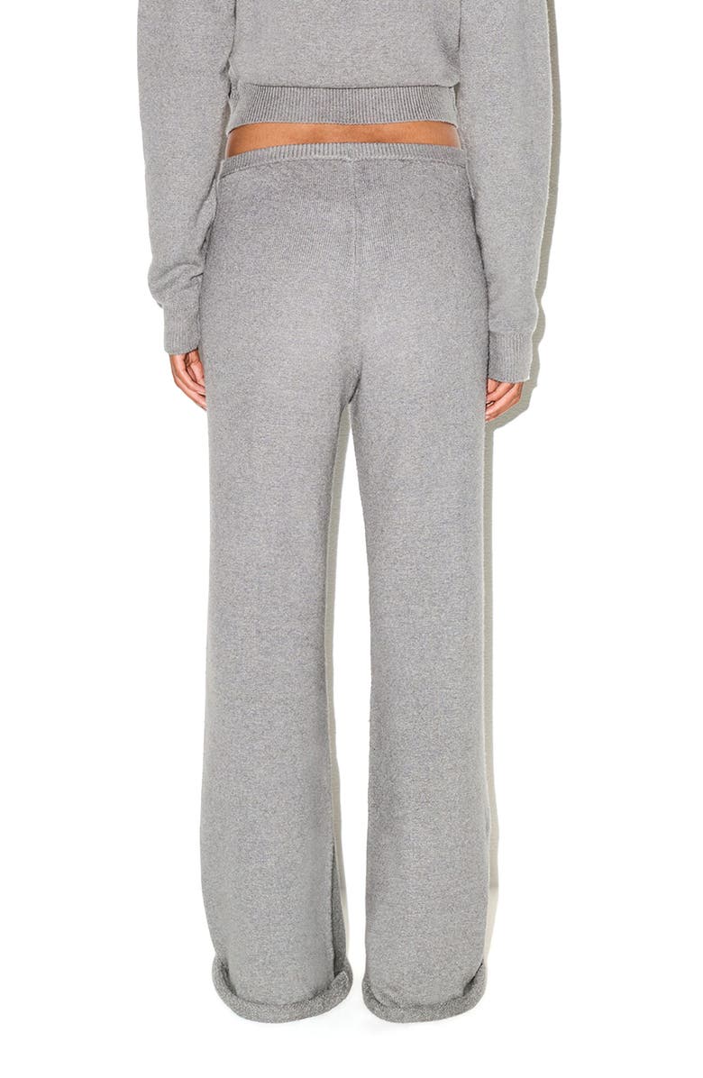SKIMS Relaxed Knit Pants, Alternate, color, Dark Heather Grey