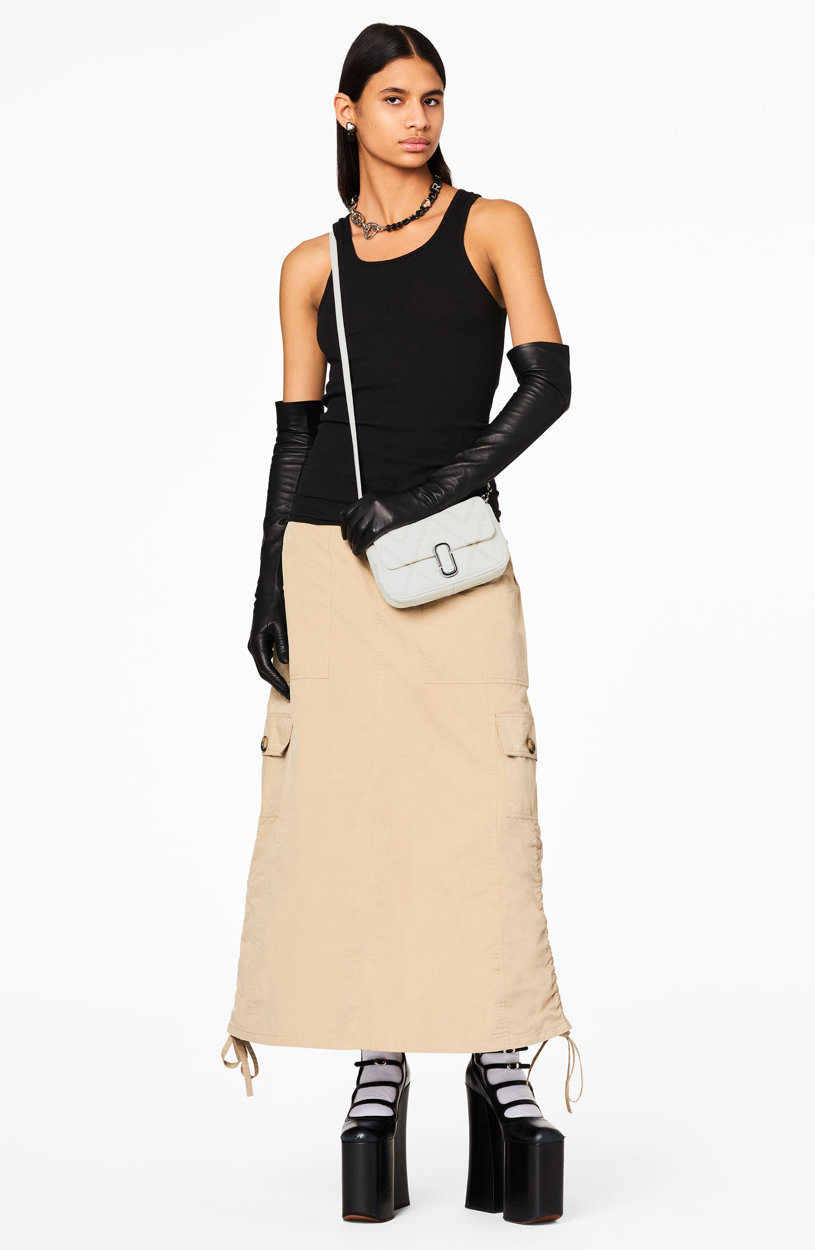 The Quilted Leather J Marc Mini Bag, Alternate, color, COTTON