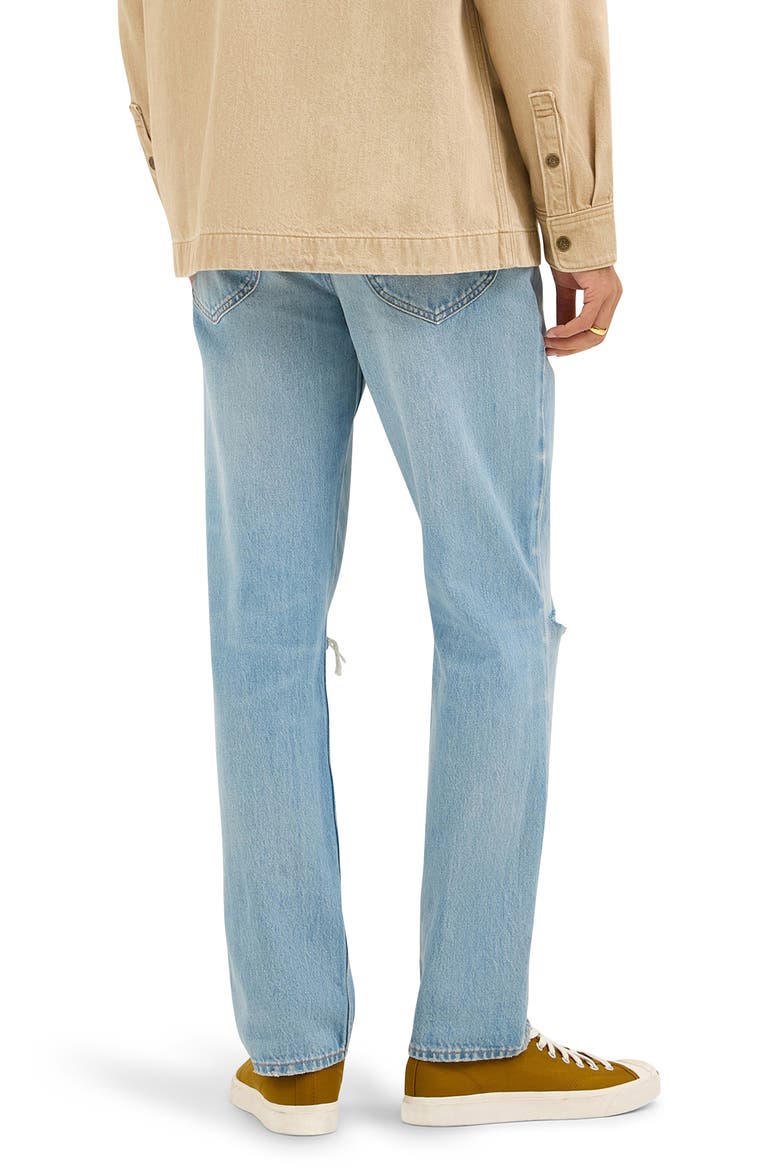 West Ripped Regular Straight Leg Jeans, Alternate, color, MILLS CROSSING