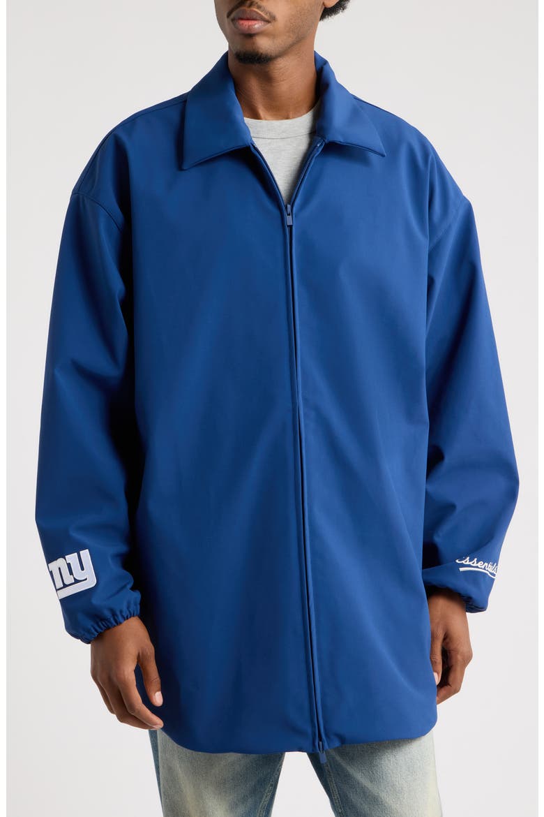 x NFL Giants Coach Jacket, Alternate, color, ESTATE BLUE