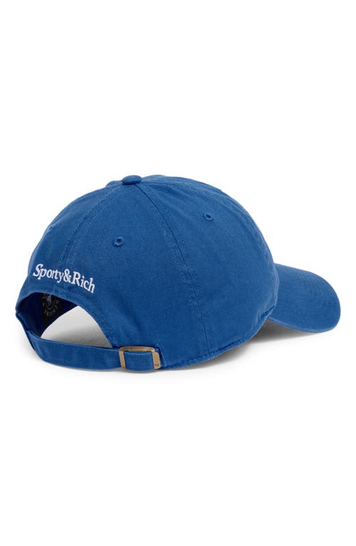 Sporty And Rich Sporty & Rich X La Dodgers Stadium Baseball Cap In Team Blue