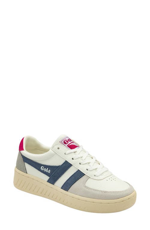 Gola Classics Grandslam Trident Sneaker in White/moonlight/fuchsia  product