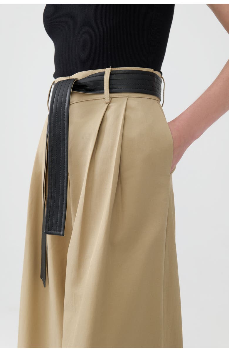 Nocturne High Waist Pleated Pants, Alternate, color, 