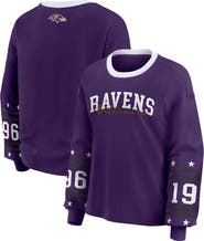 WEAR by Erin Andrews Women's WEAR by Erin Andrews  Purple Baltimore Ravens Sport Long-Sleeve T-Shirt