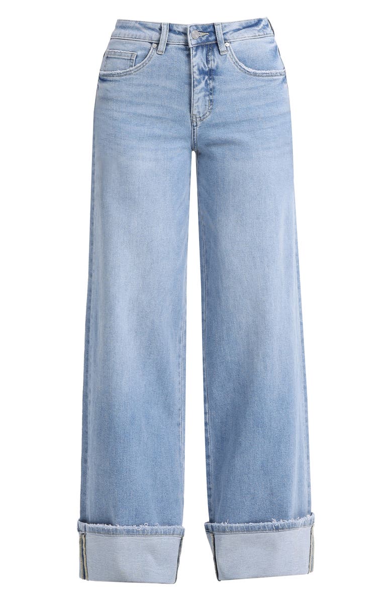 Bayeas Mid Rise Super Wide Leg Jeans, Alternate, color,