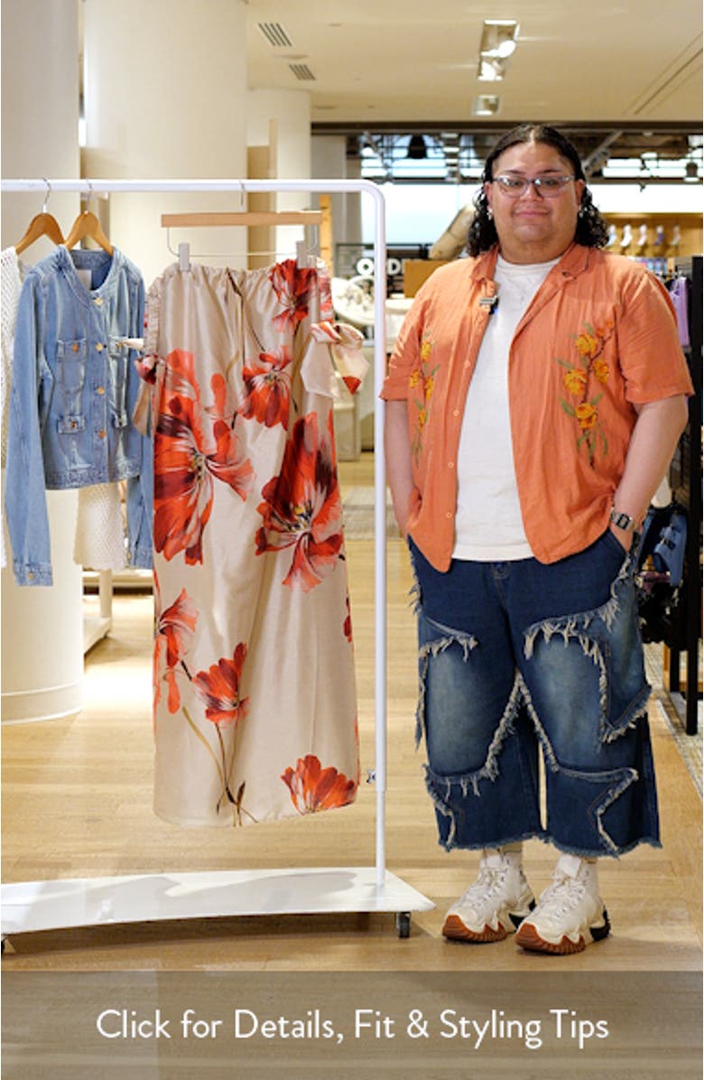 Bow Off the Shoulder Maxi Dress, sales video thumbnail