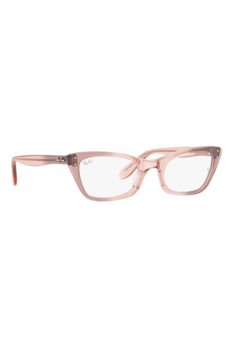 RX5499 47mm Cat Eye Optical Glasses, Alternate, color, TRANSPARENT PINK