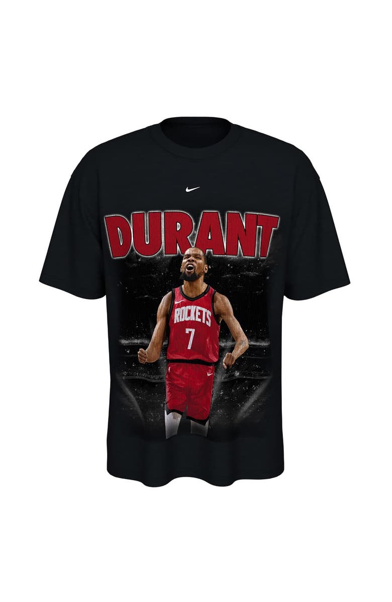 Nike Unisex Nike Kevin Durant Black Houston Rockets New Faces x New Places T-Shirt, Alternate, color, Black