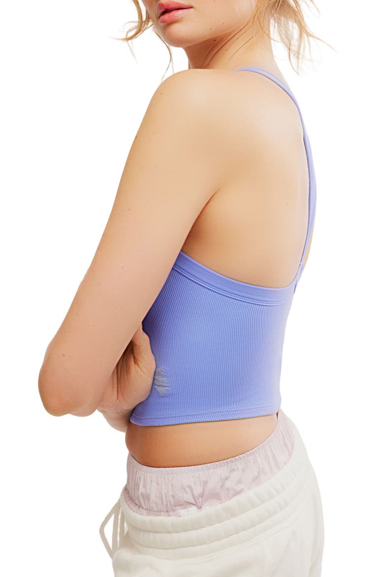FP Movement All Clear Rib Crop Camisole, Alternate, color, BLUEBERRY