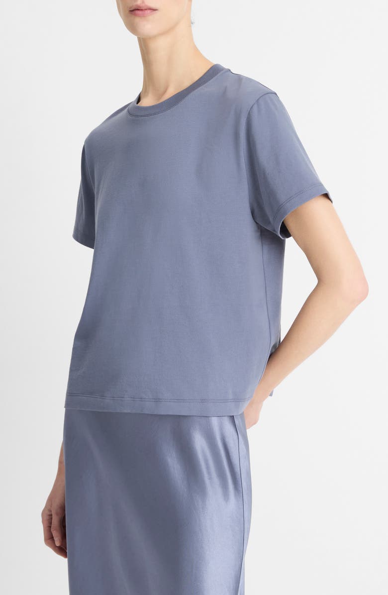 Vince Pima Cotton Crewneck T-Shirt, Alternate, color, 516Mvt-Mauve Thistle