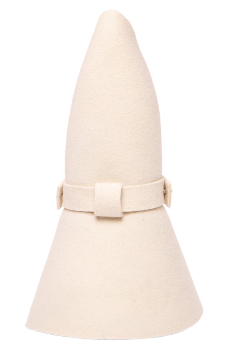 San Diego Hat Packable Wool Felt Hat, Alternate, color, Ivory