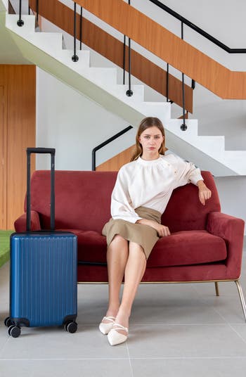 Ocean Polycarbonate Carry On Spinner Suitcase